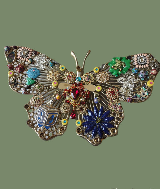 Butterfly Bling Menorah