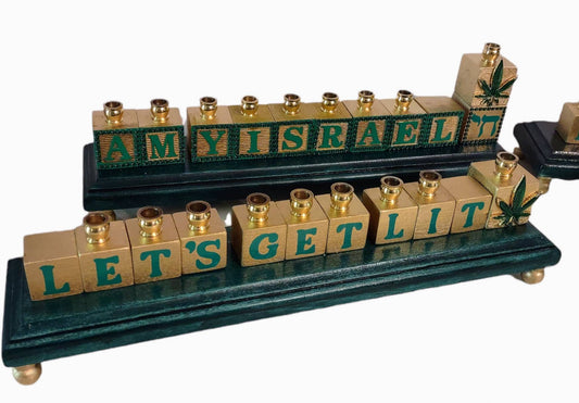 Cannabis Menorah
