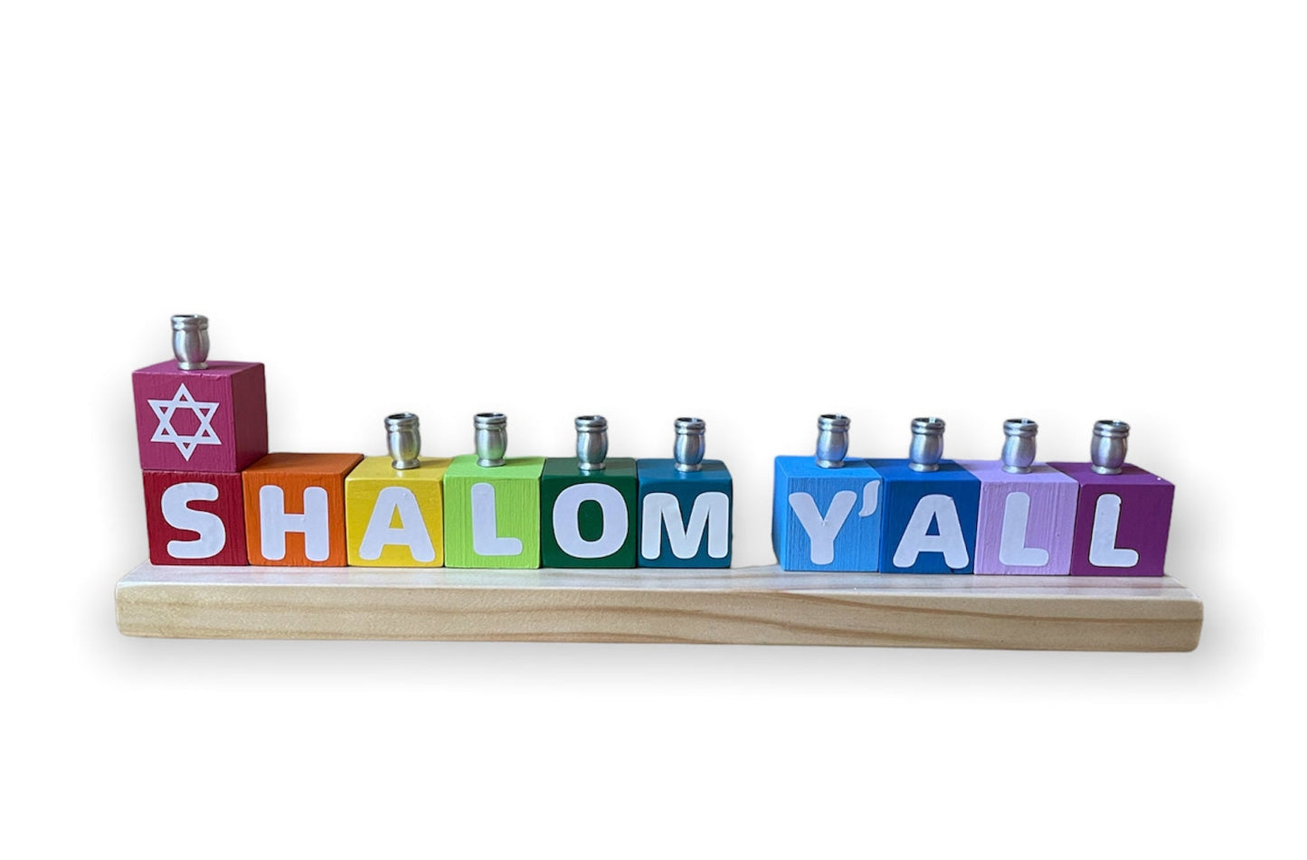 Shalom Y'all Menorah
