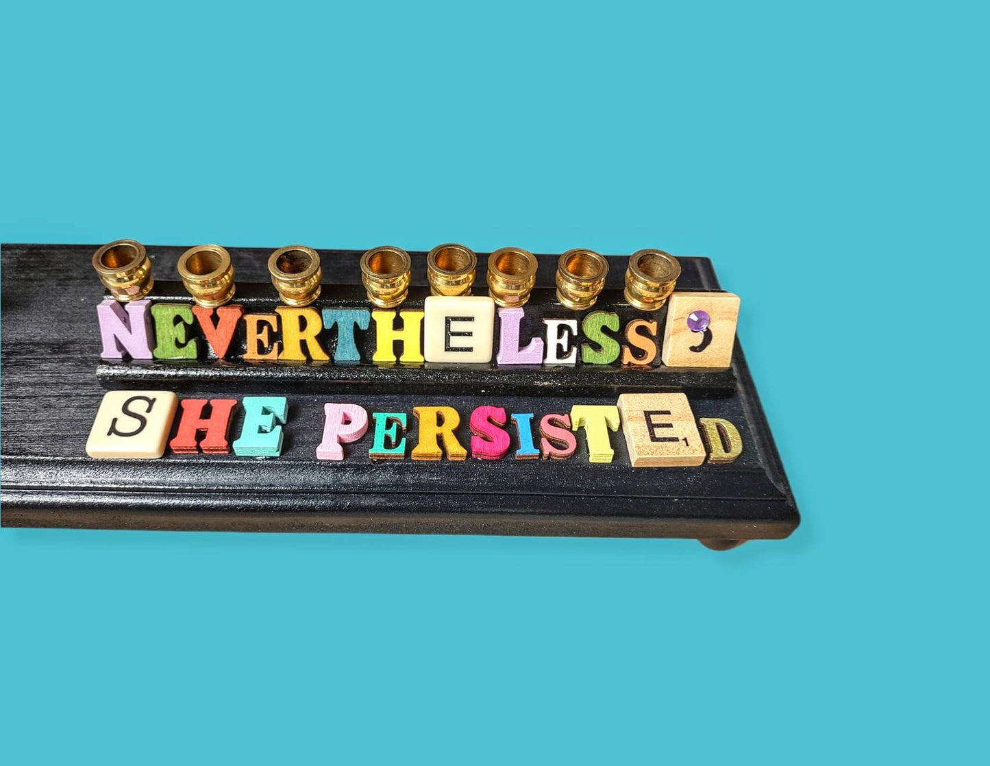 Nevertheless She Persisted Senator Elizabeth Warren Menorah