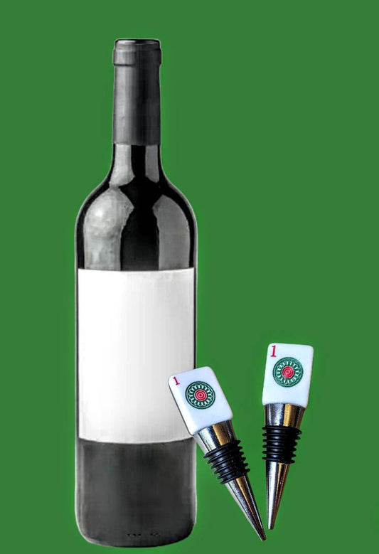 Mahjong Wine Stopper