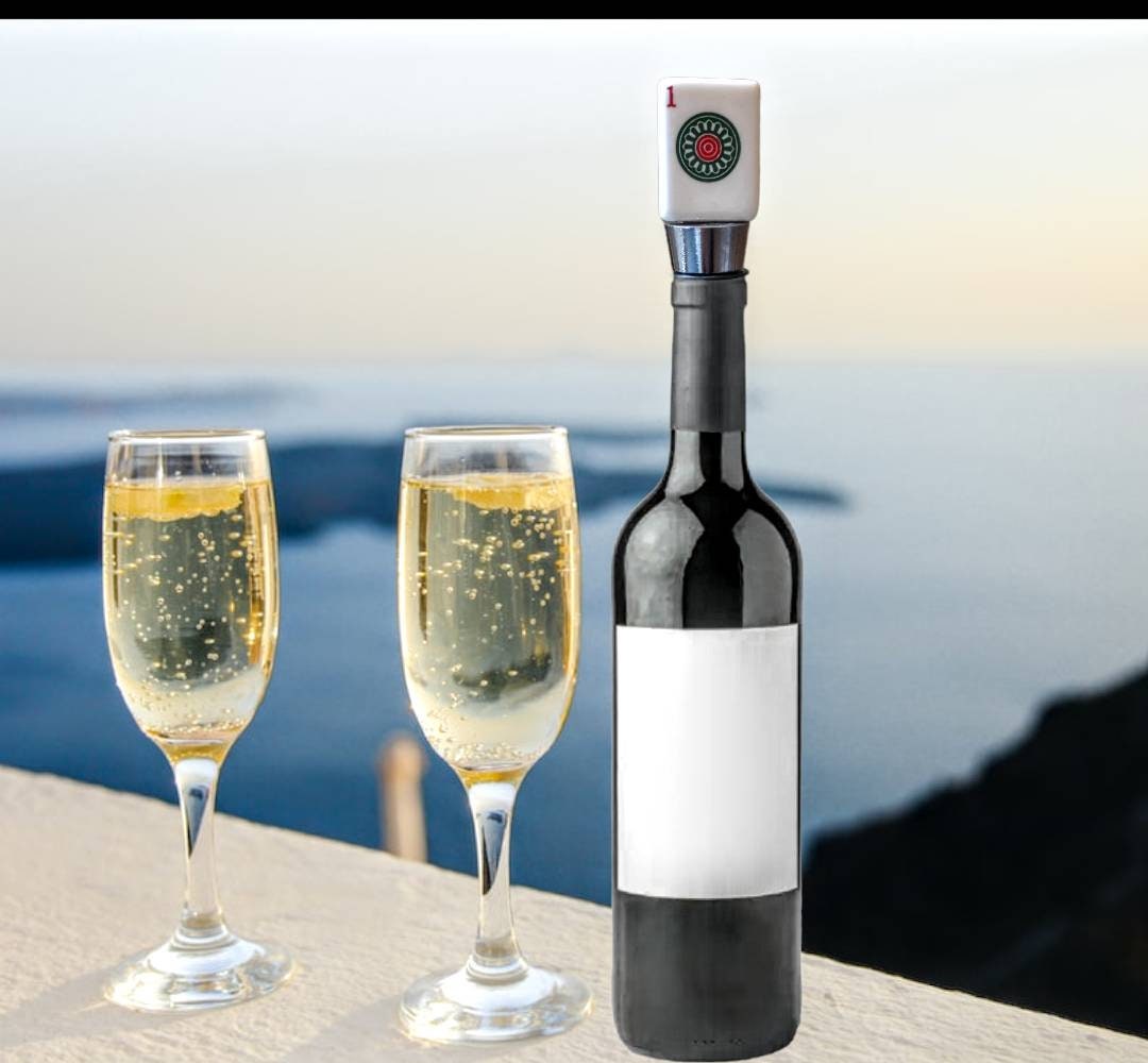 Mahjong Wine Stopper