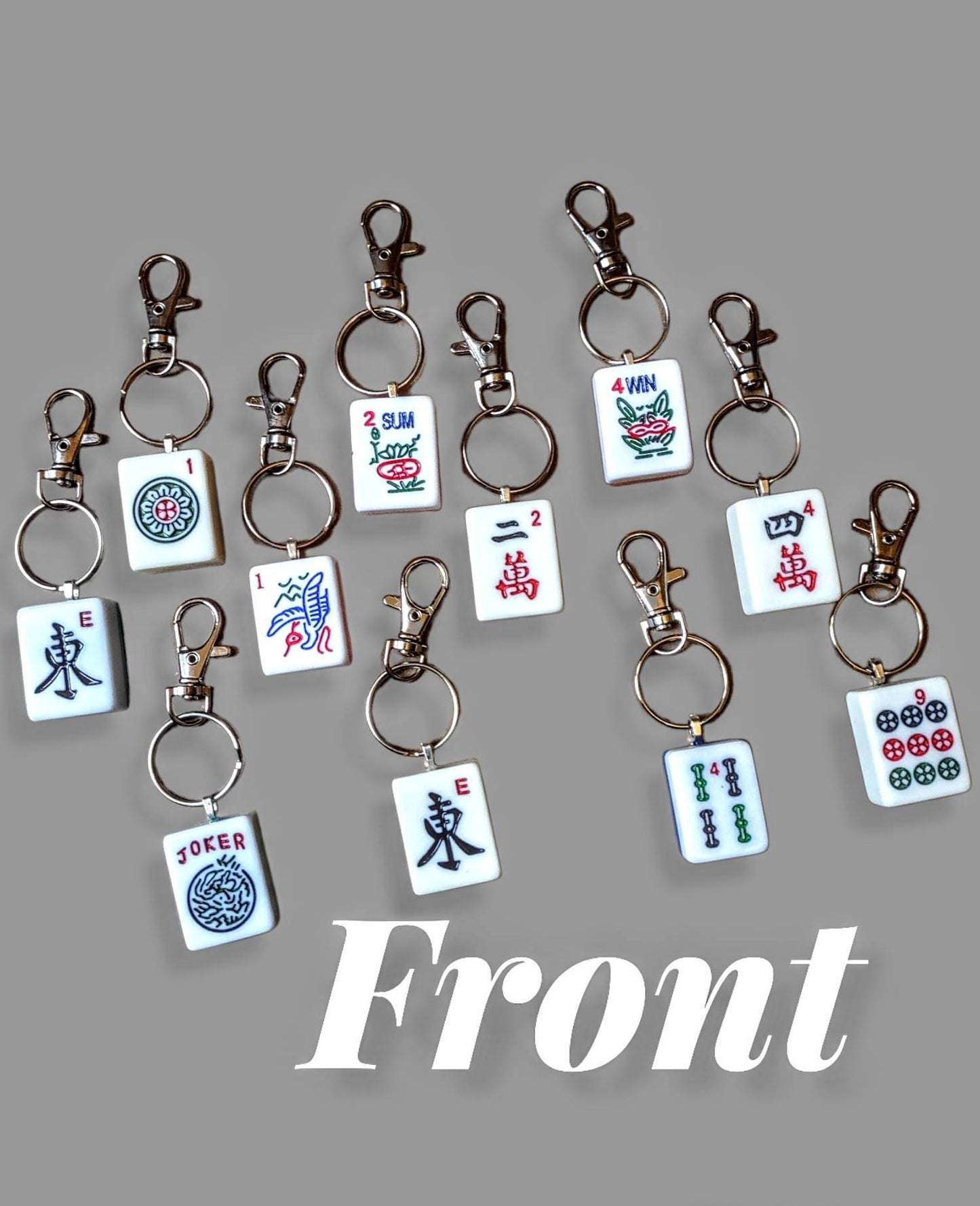 Mahjong Keychain