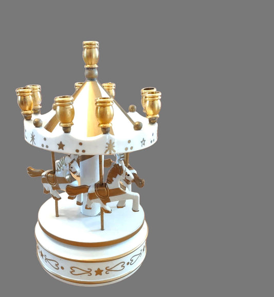 Carousel Music Box Menorah