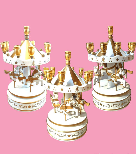 Carousel Music Box Menorah