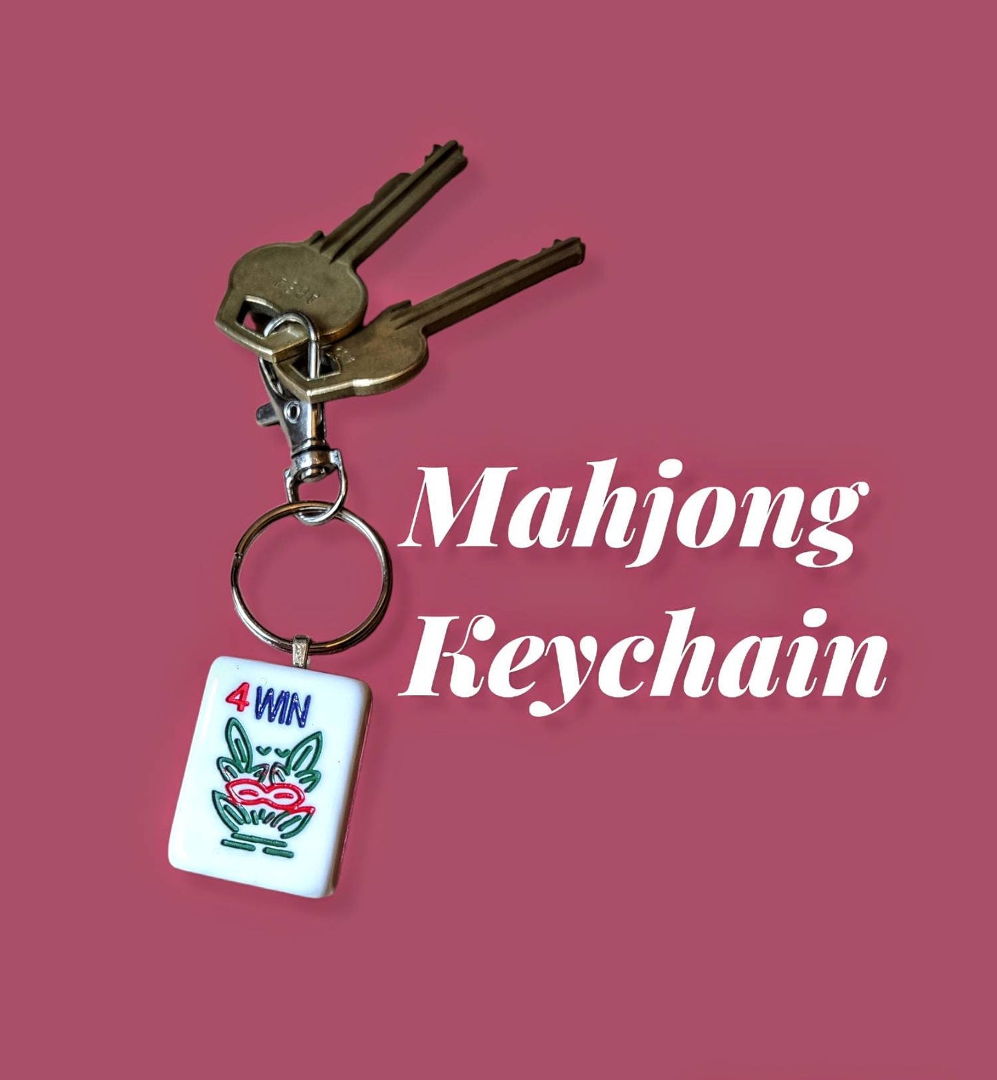 Mahjong Keychain