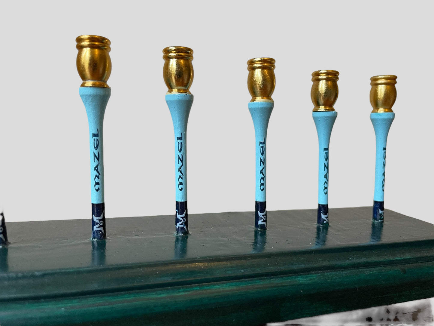 Golf Tee Time Menorah