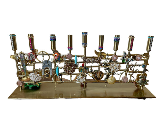 Modern Bling Menorah