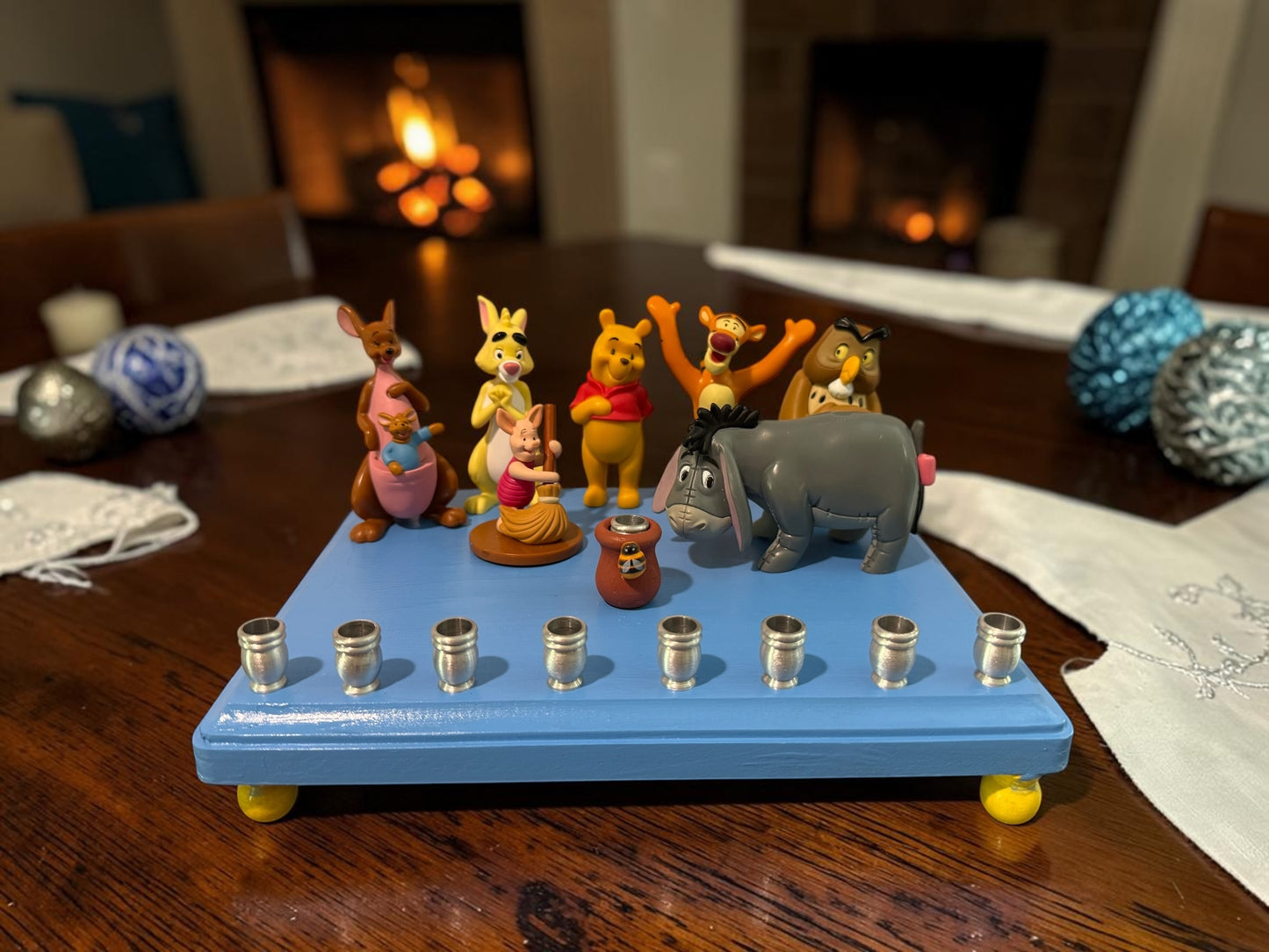 Classic Winnie the Pooh Menorah