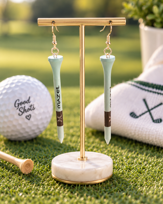 Authentic Mazel Tee Earrings