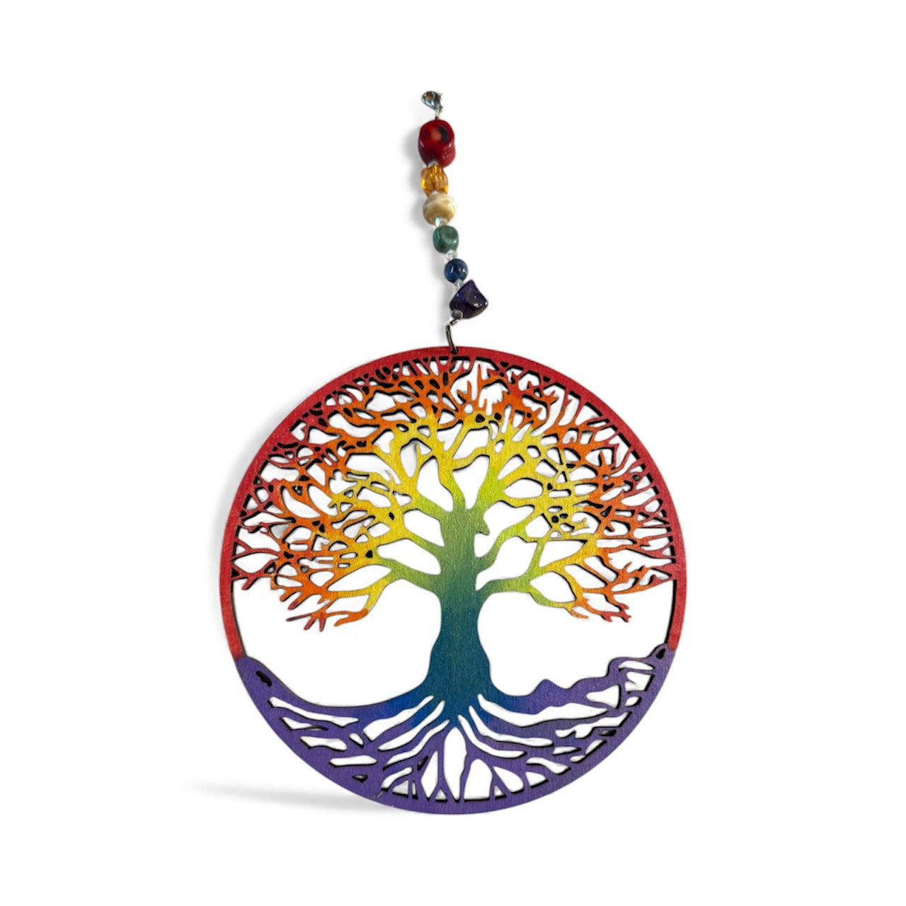 Rainbow Tree of Life Hanging Decor