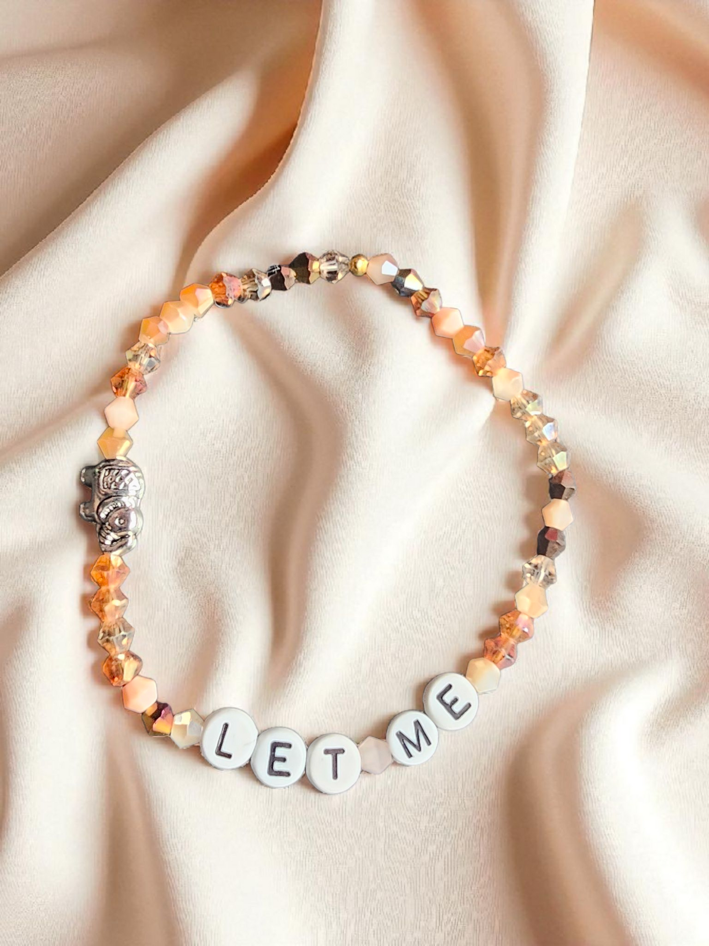 Let Them/Let Me Beaded Bracelet