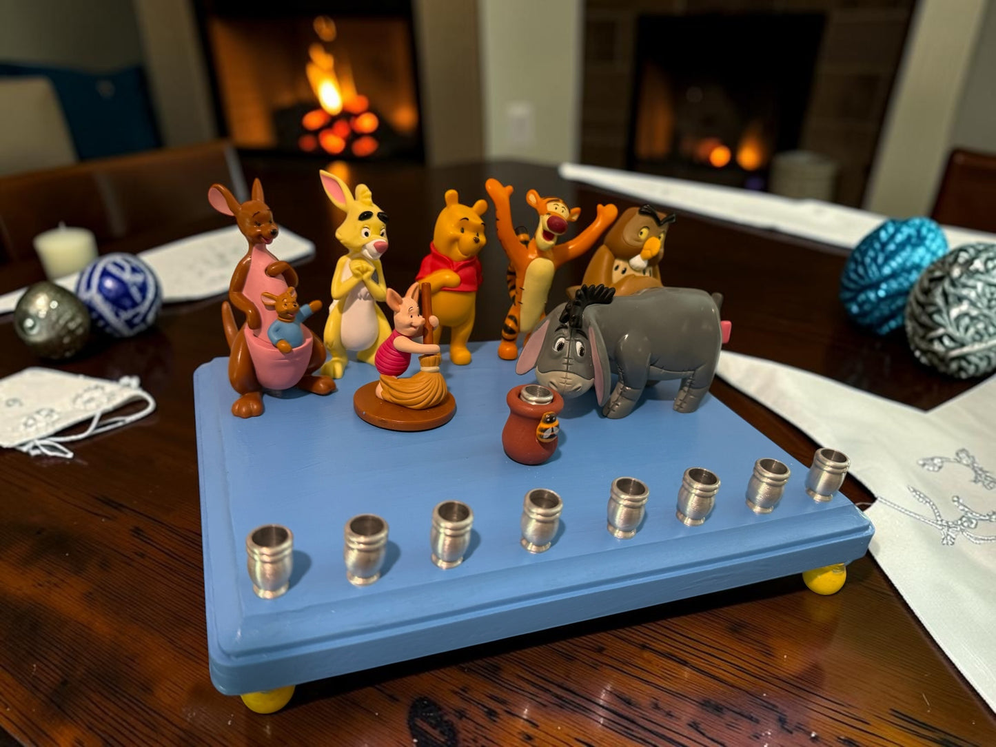 Classic Winnie the Pooh Menorah