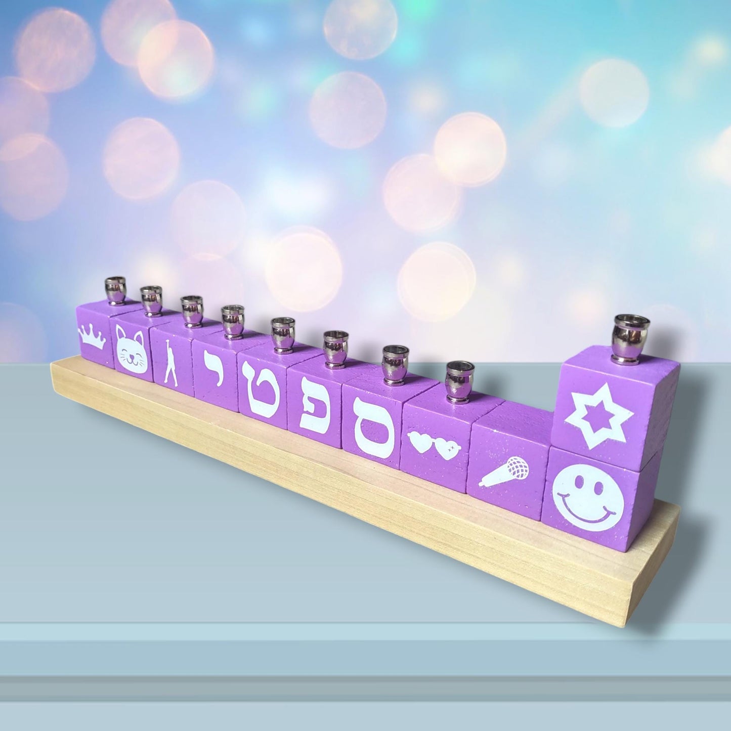 Personalized Swiftie Fan Menorah