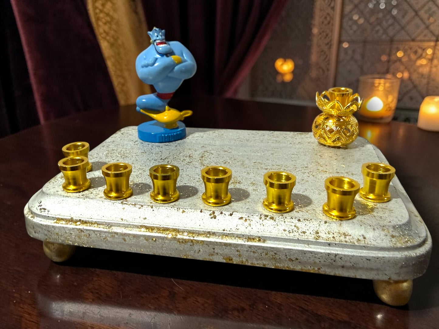 Aladdin Genie Menorah Classic Disney Judaica Hannukah