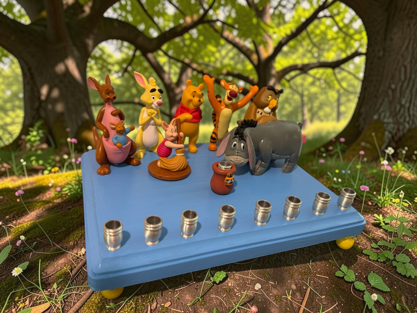Classic Winnie the Pooh Menorah