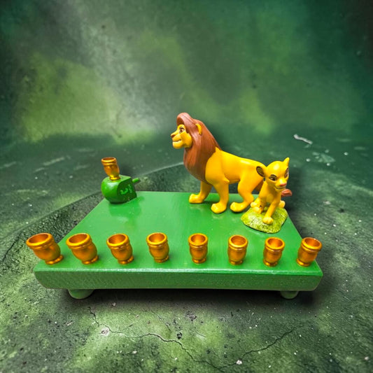 Lion King Simba & Mufasa Menorah