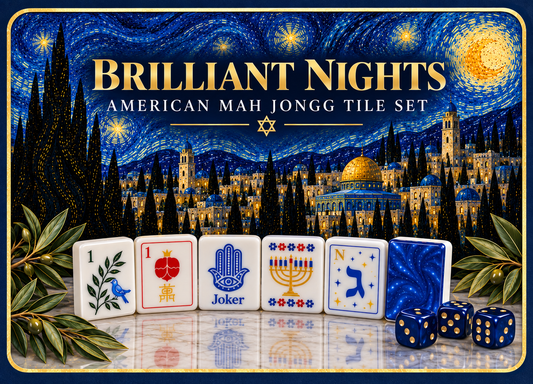 Brilliant Nights Hanukkah Mahjong Tiles Set PRE-ORDER
