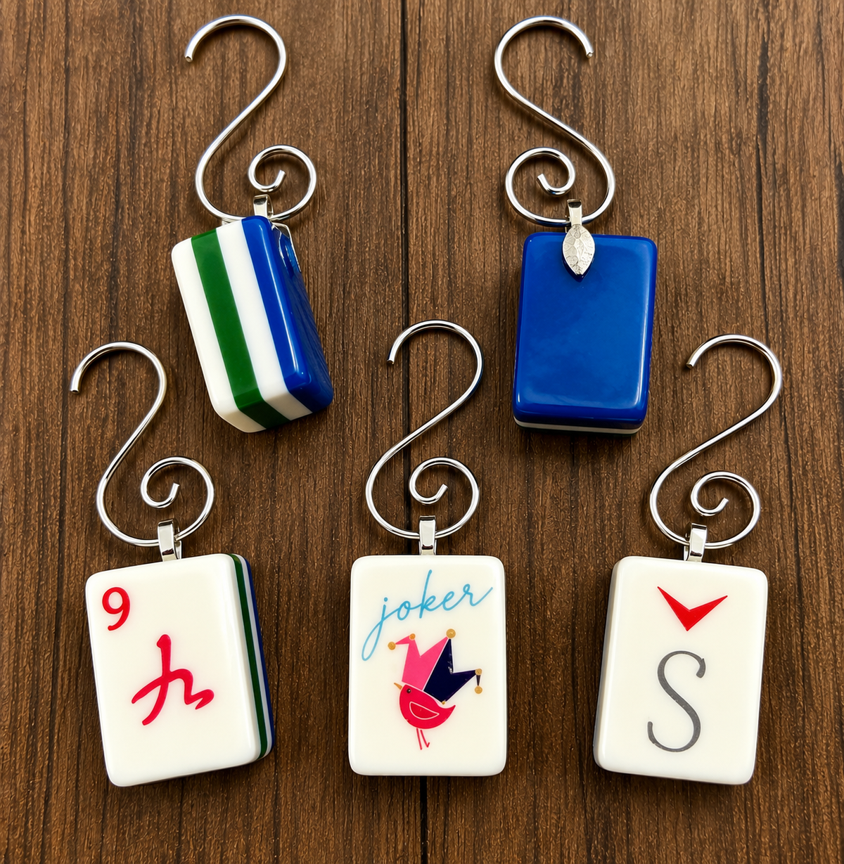 Genuine Mah Jong Tile Ornament