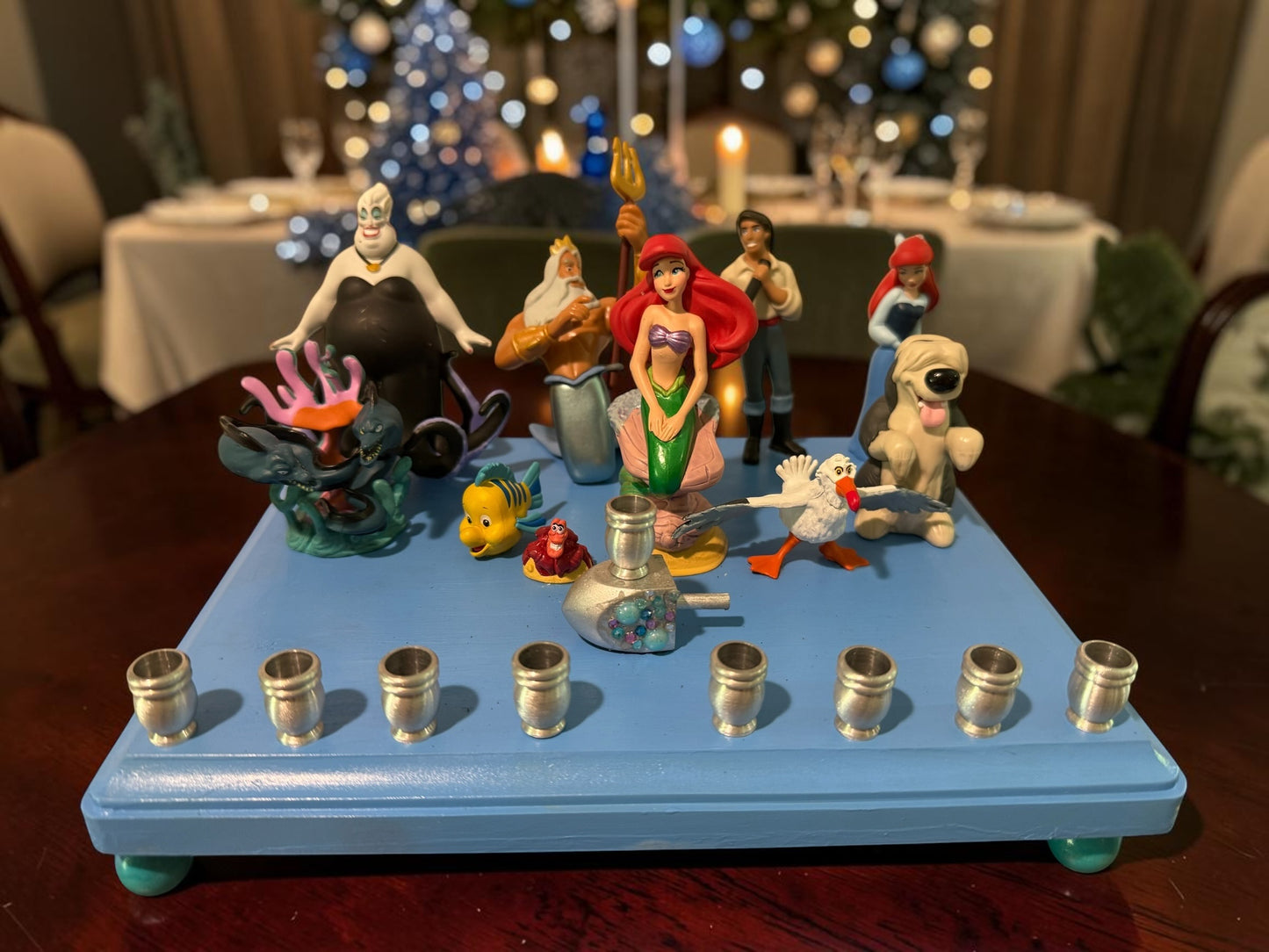 Classic Disney Little Mermaid Menorah Princess Menorah