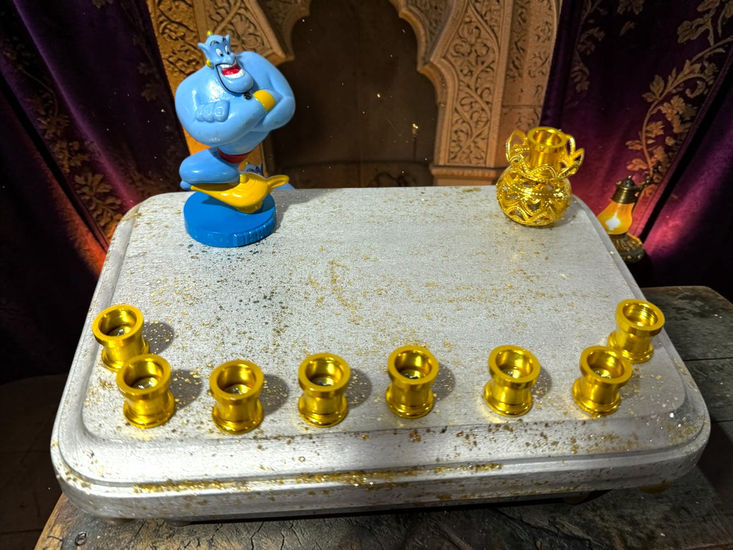 Aladdin Genie Menorah Classic Disney Judaica Hannukah