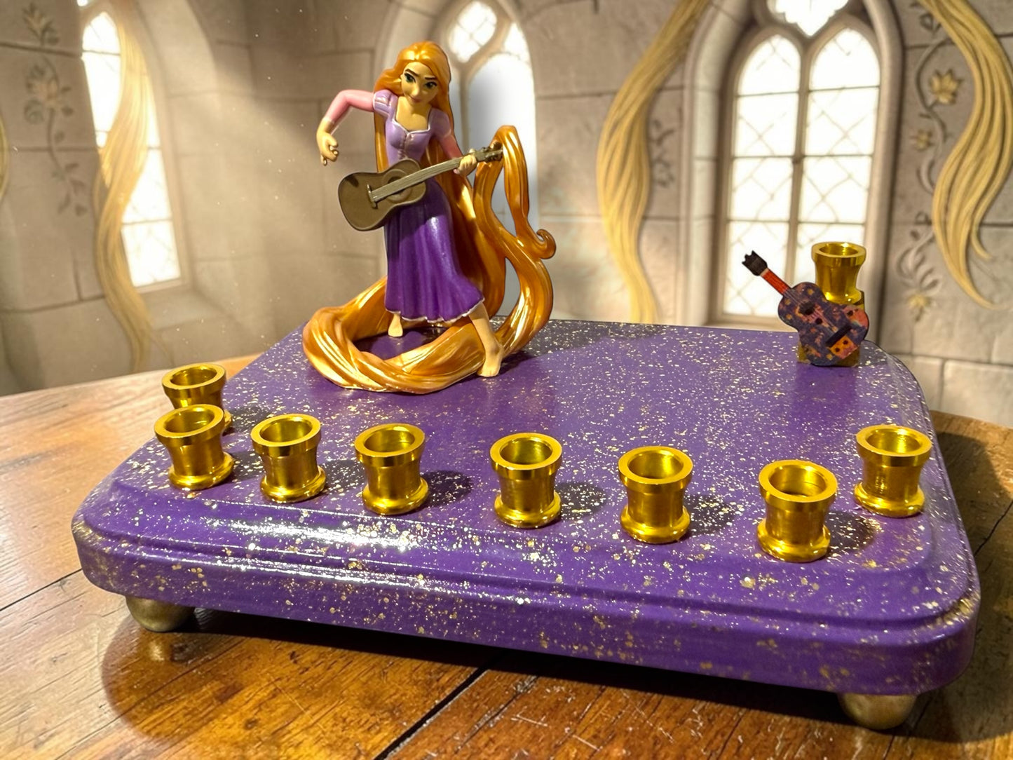 Princess Menorah Classic Disney Judaica Hannukah Rapunzel