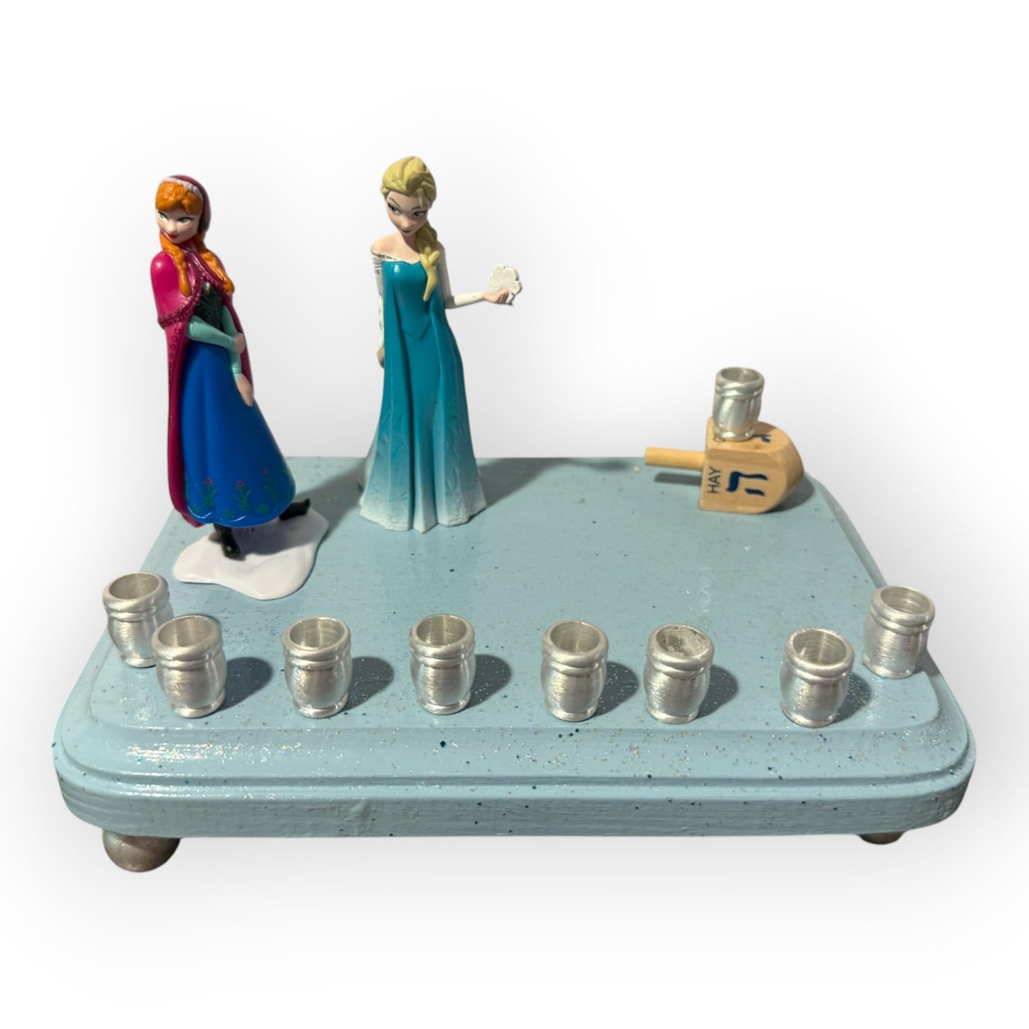 Princess Menorah Classic Disney Judaica Hannukah Frozen Anna Elsa