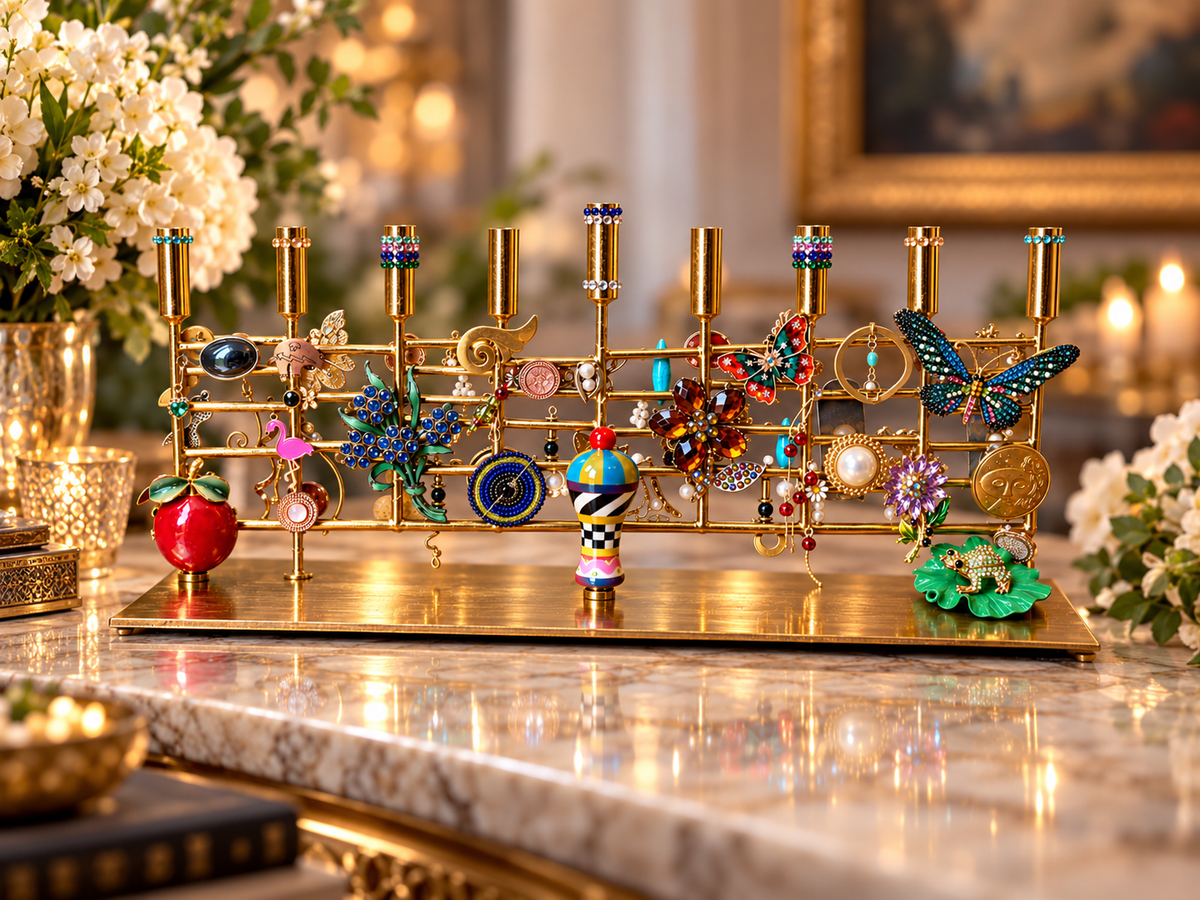 The Curiosity Garden Menorah — The Heirloom Collection