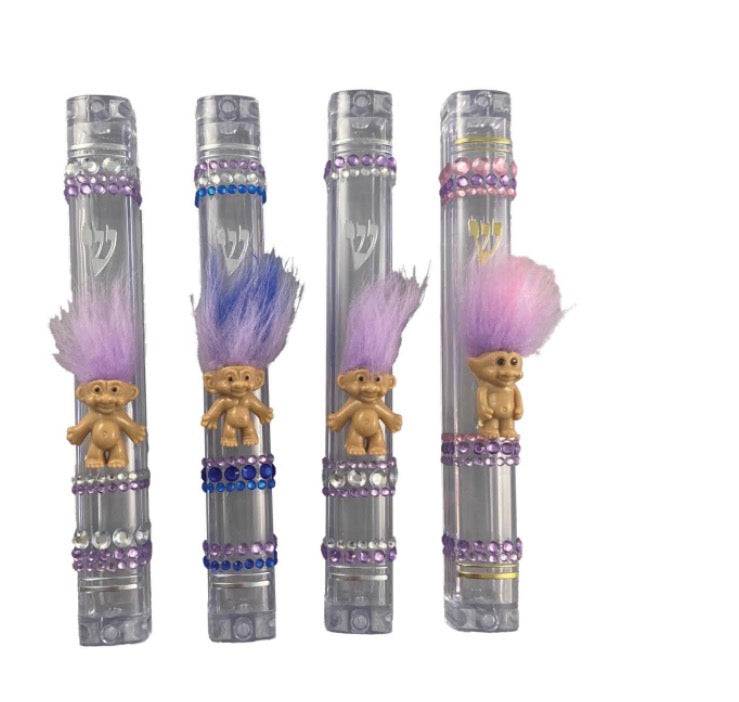 Vintage Trolls Mezuzah Case