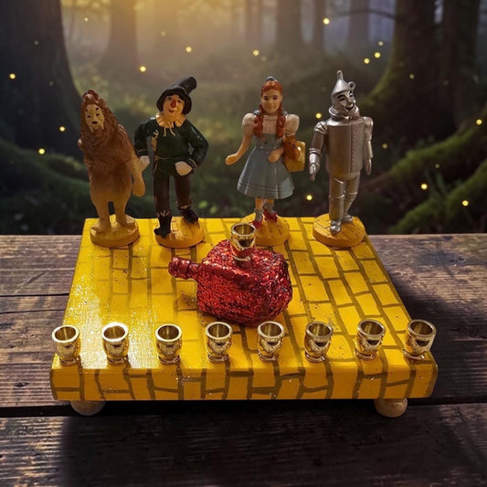 Wizard of Oz Yellow Brick Road Menorah