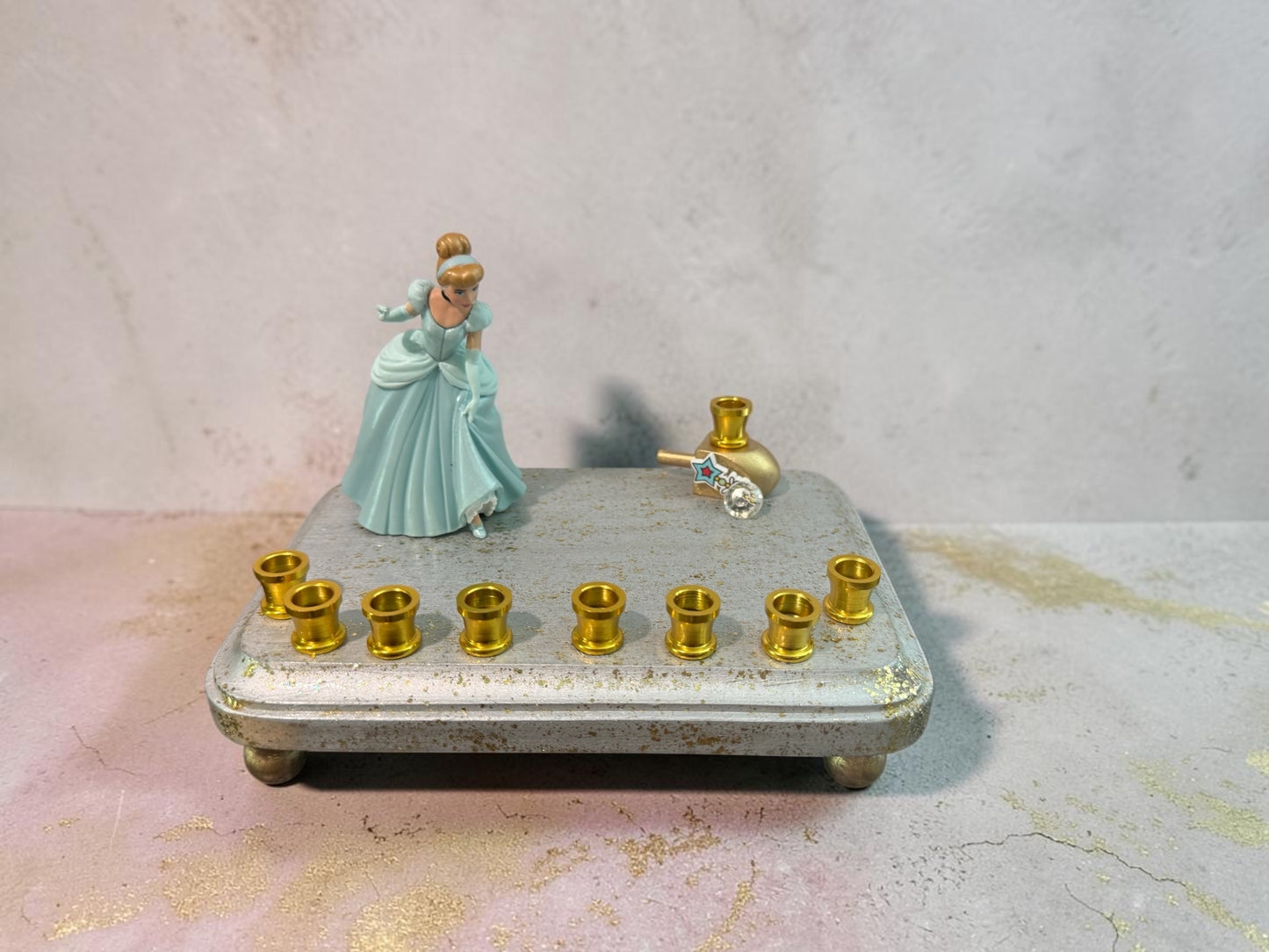 Cinderella Classic Disney Hanukkah Menorah