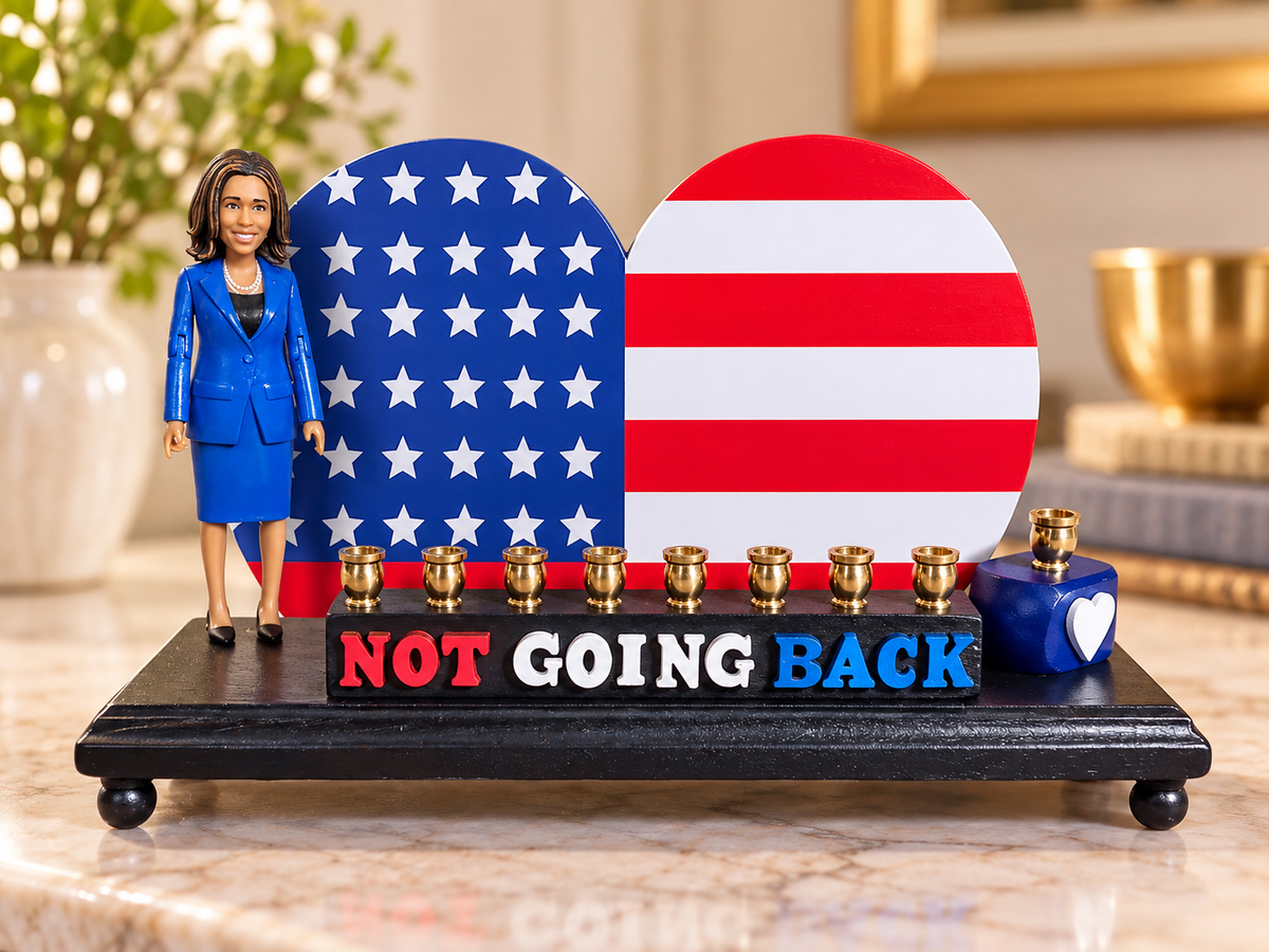 Retired 2024 Edition “Not Going Back” Menorah — Final Pieces