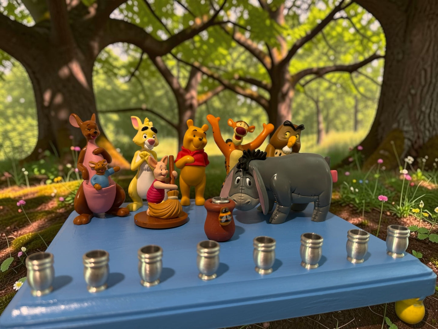 Classic Winnie the Pooh Menorah
