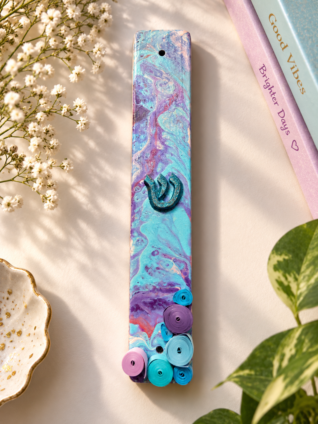 Daydream Mezuzah — Handmade by Miriam, Age 11