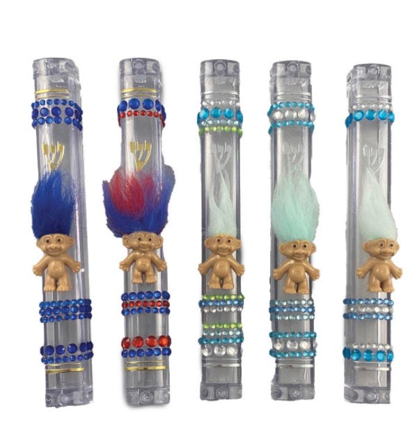 Vintage Trolls Mezuzah Case