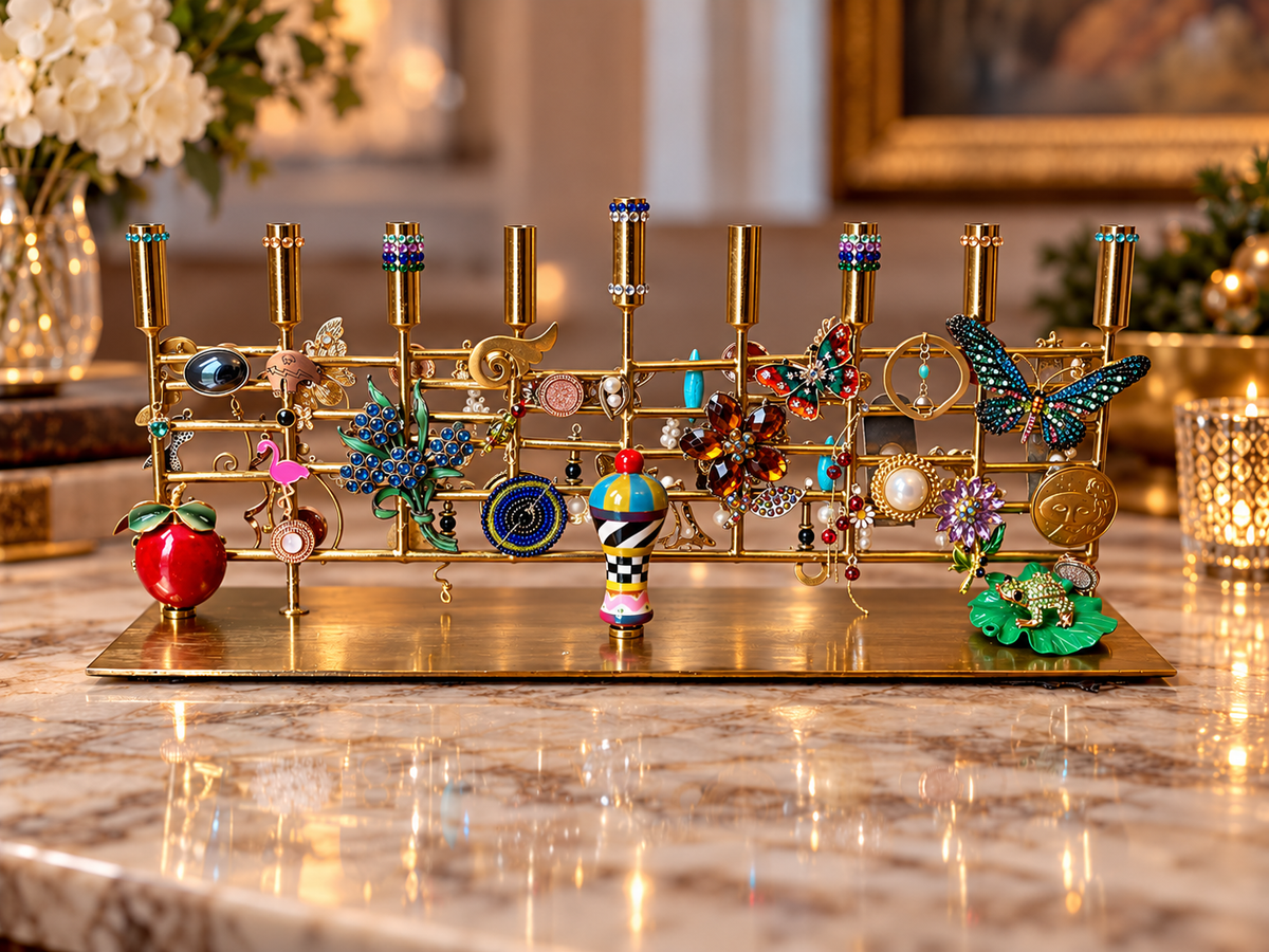 The Curiosity Garden Menorah — The Heirloom Collection