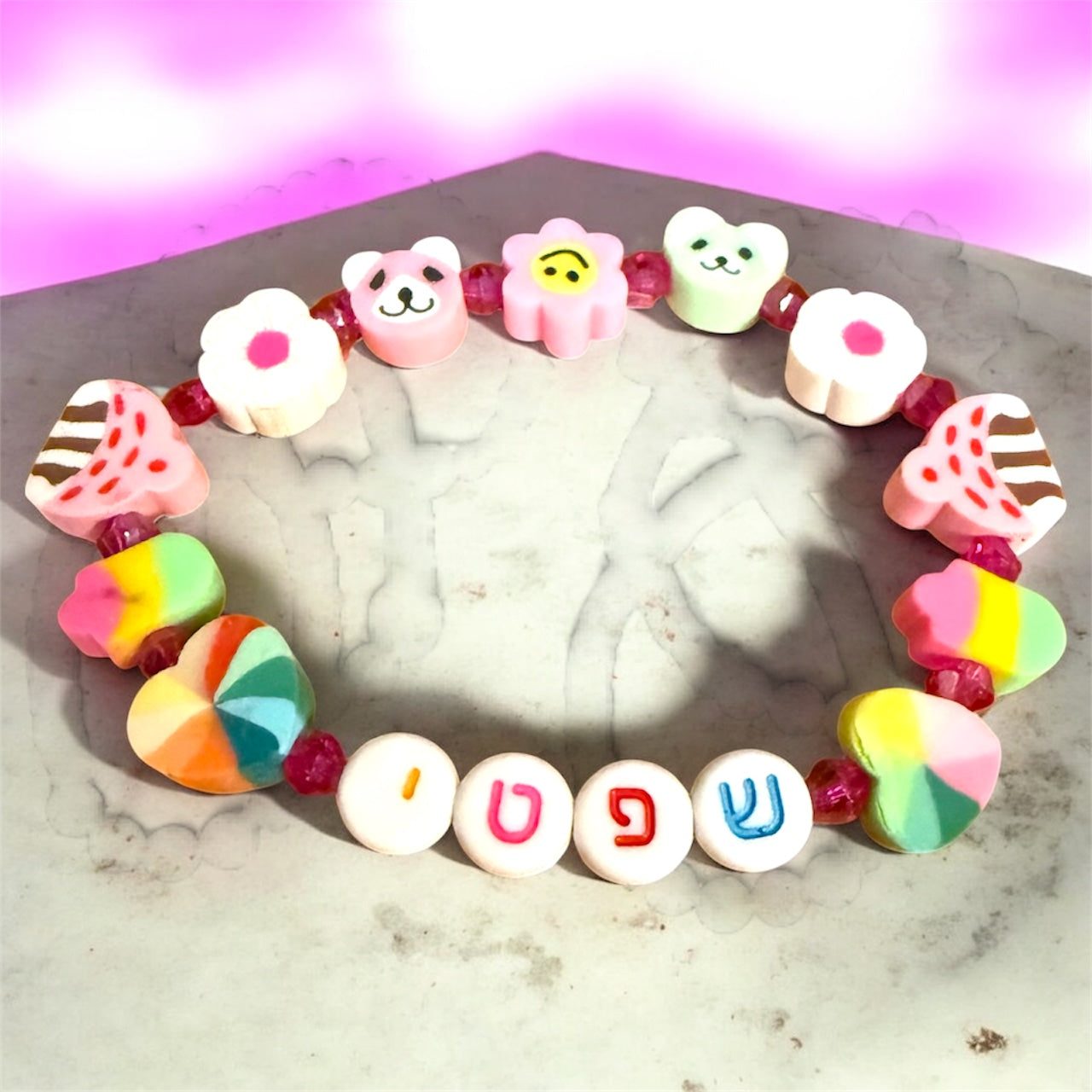 Swiftie Hebrew TS fan bracelets