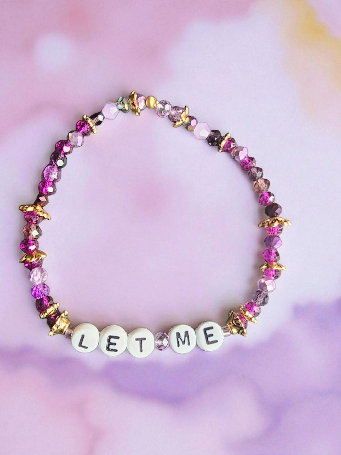 Let Them/Let Me Beaded Bracelet