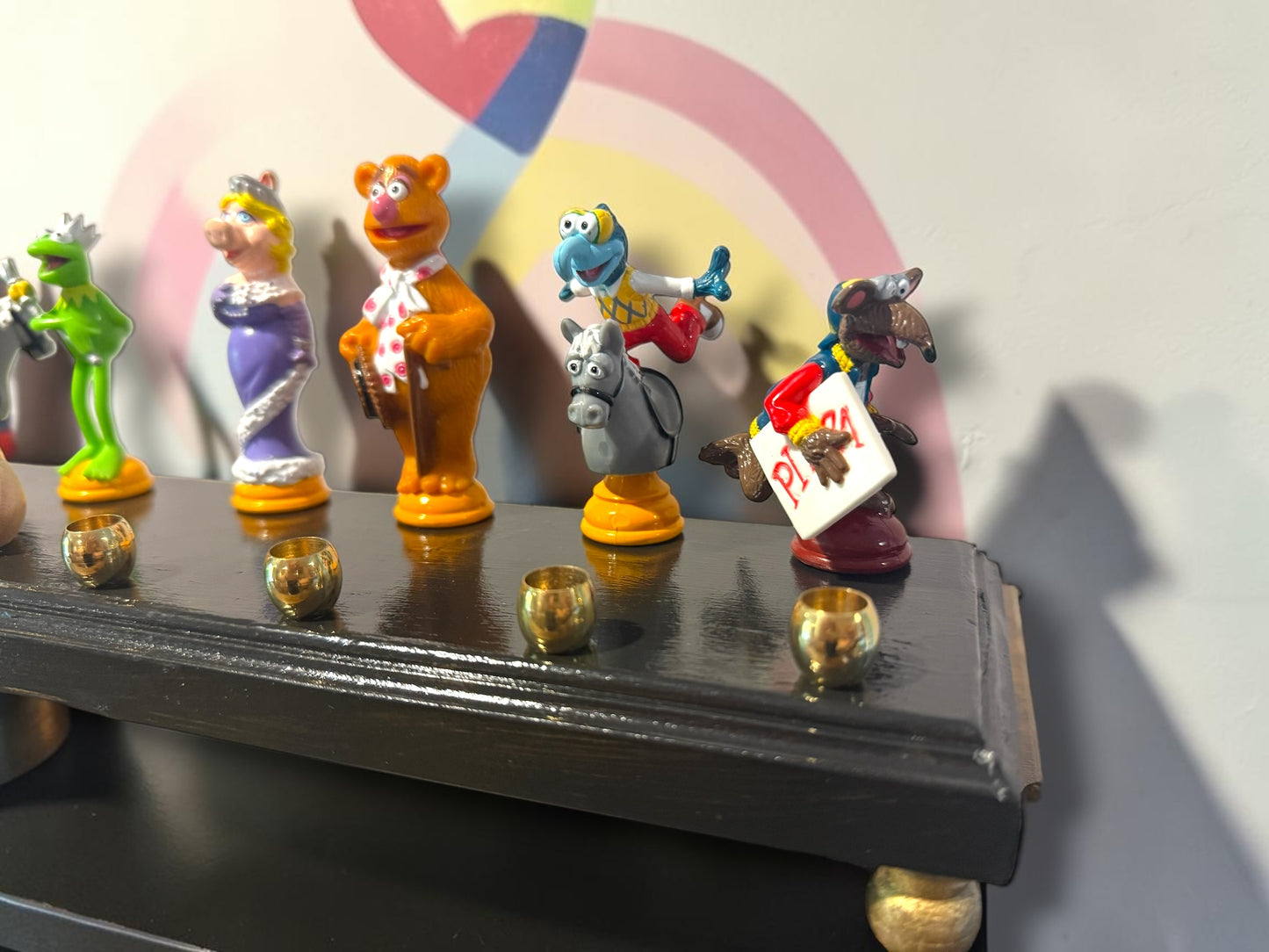 Collectors Muppets Vintage Repurposed Figures Menorah Hanukah Chanukah Judaica