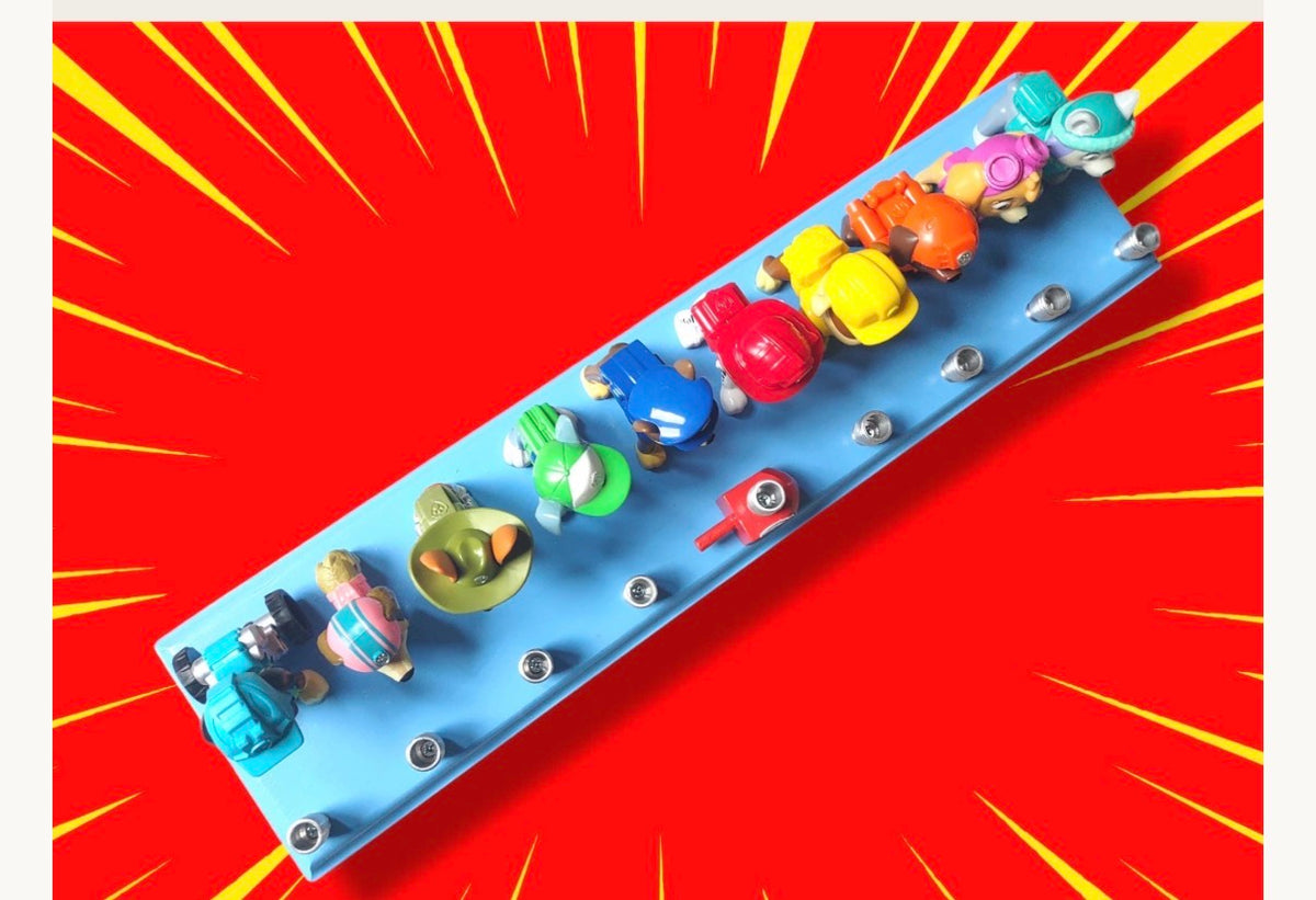 Paw Patrol Full Patrol Menorah – Large Handmade Hanukkah Menorah