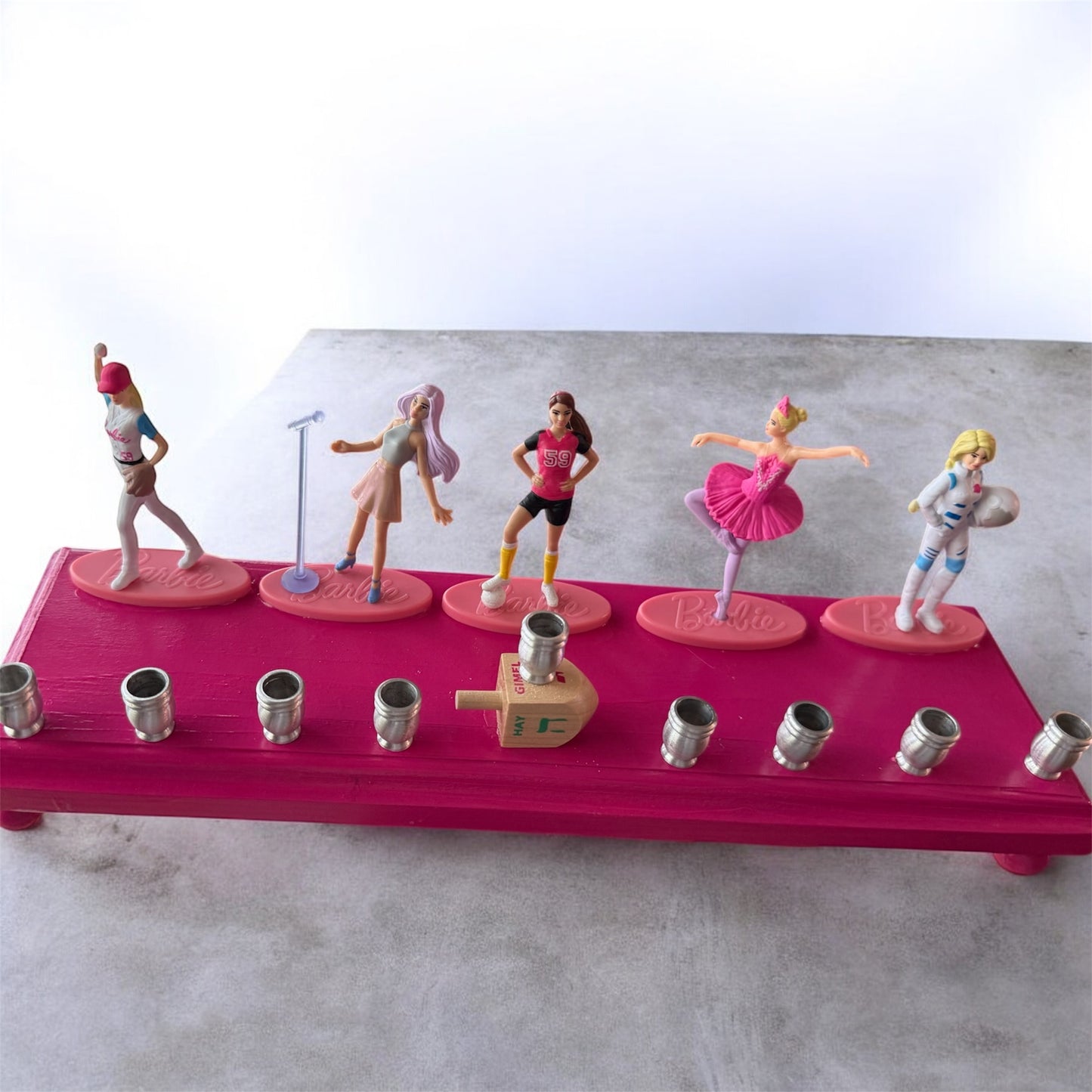 Classic and Nostalgic Barbie Menorah