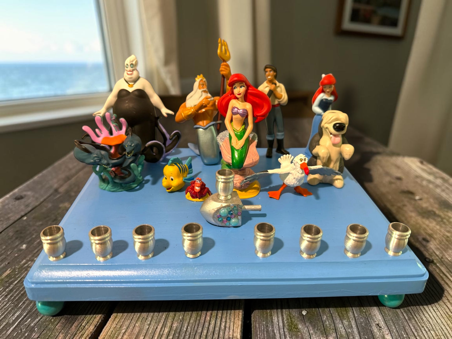 Classic Disney Little Mermaid Menorah Princess Menorah