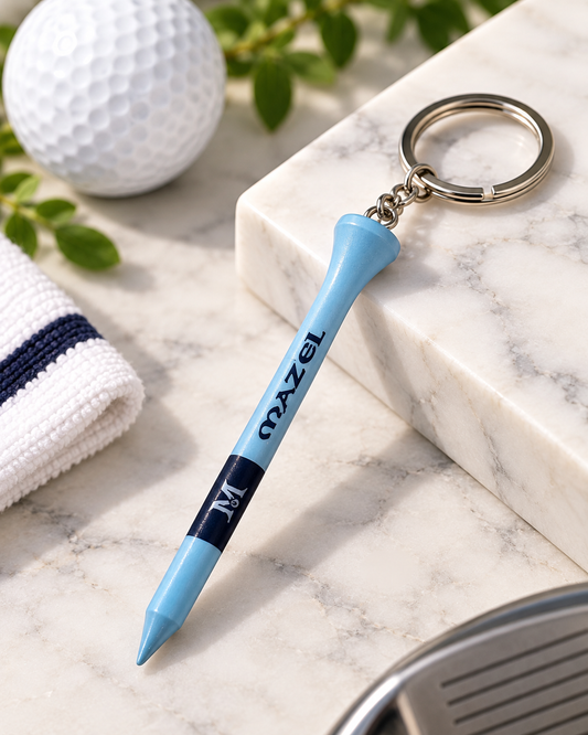 Authentic Mazel Tee Keychain