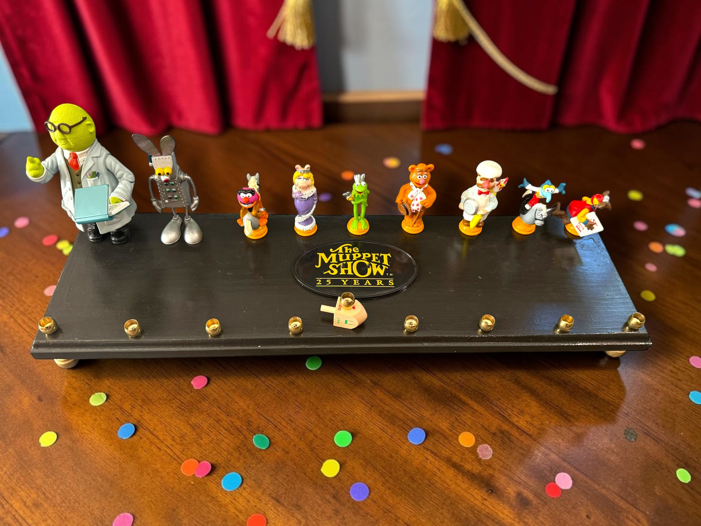 Collectors Muppets Vintage Repurposed Figures Menorah Hanukah Chanukah Judaica