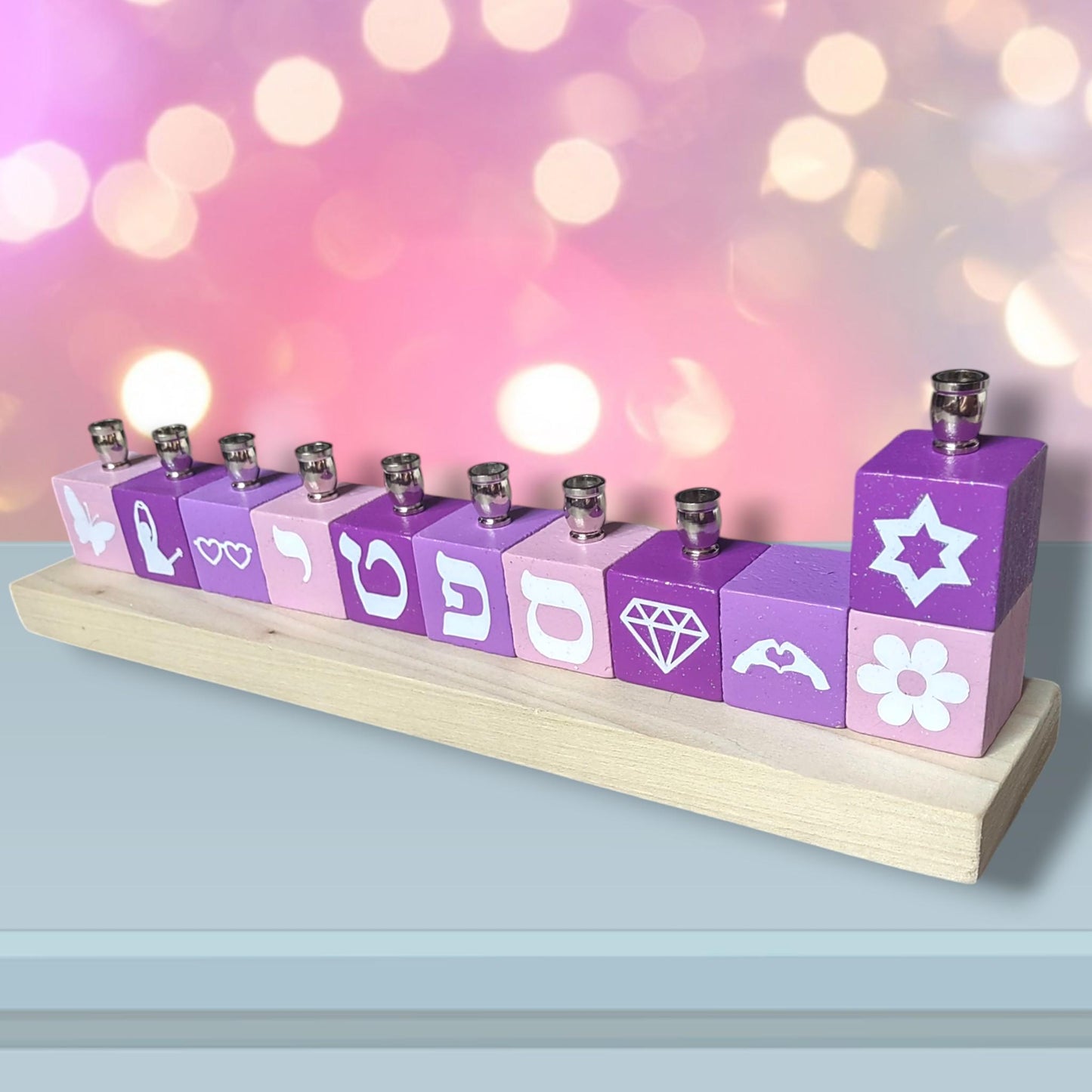 Personalized Swiftie Fan Menorah