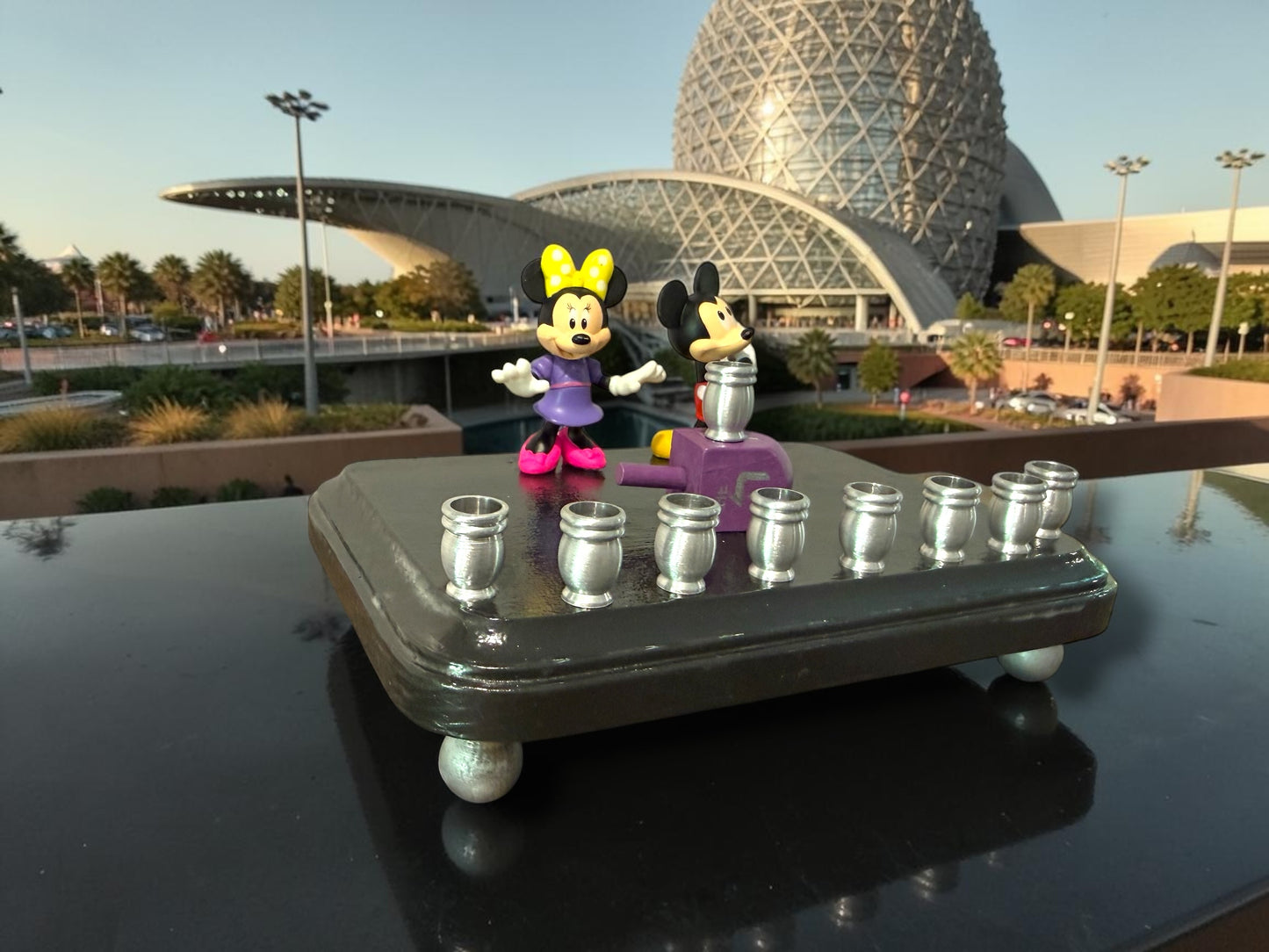 Mickey & Minnie Mouse Chanukah Menorah