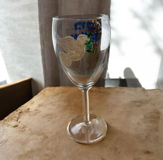 Handpainted Elijah's Cup for Pesach Seder