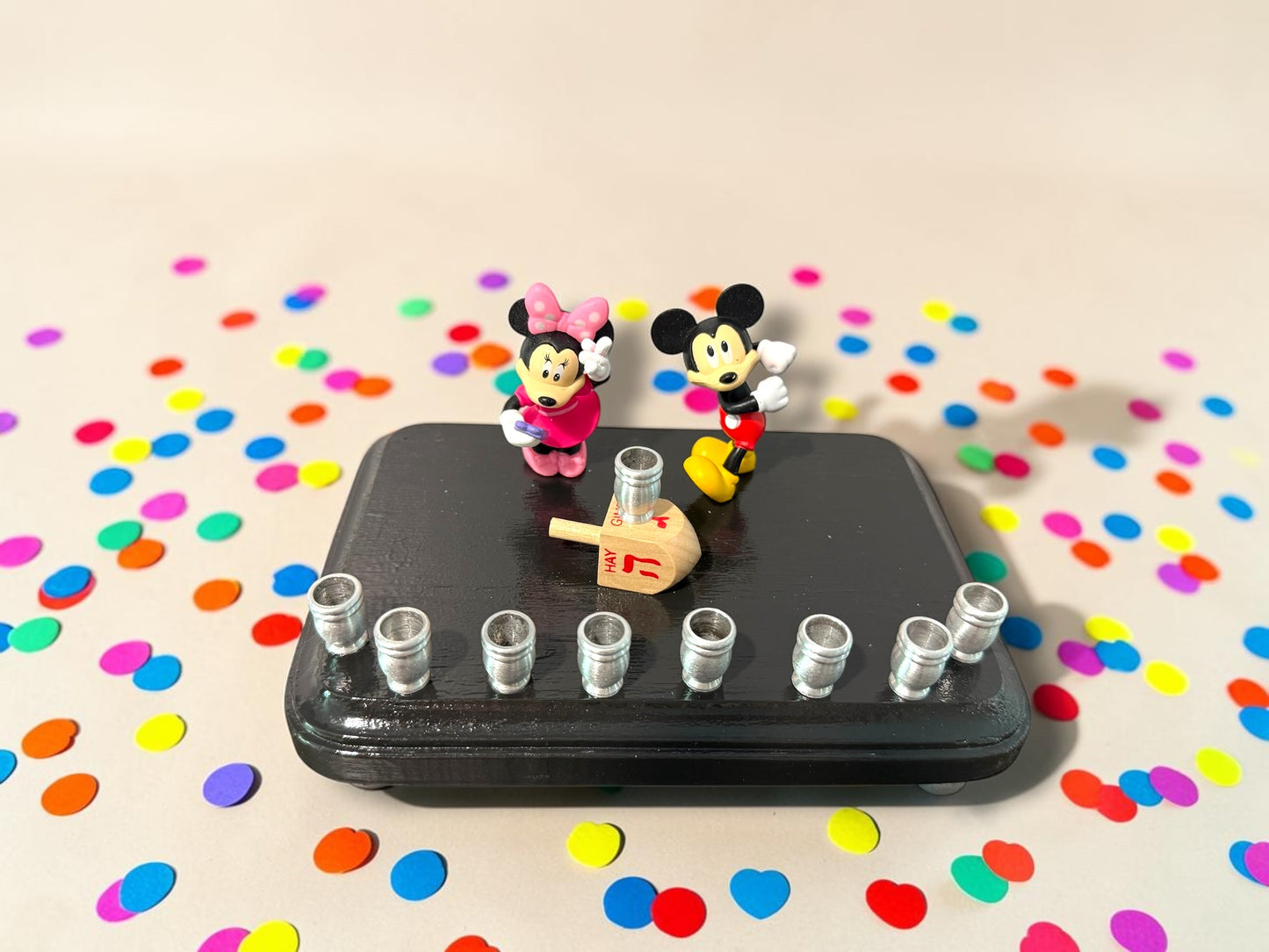 Mickey & Minnie Mouse Chanukah Menorah