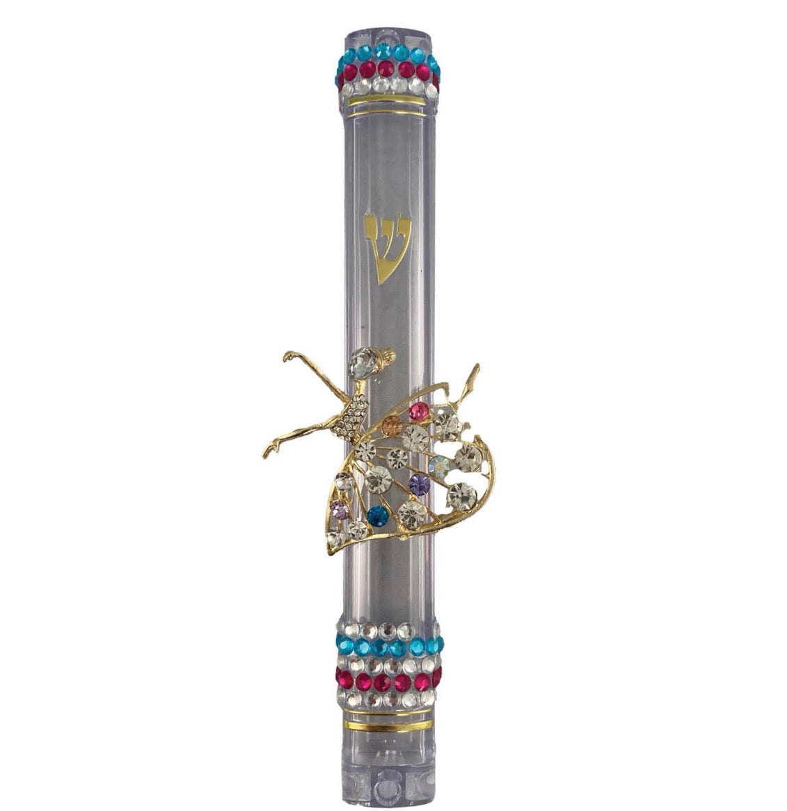 Dancers Fairies Sparkly Rhinestone Mezuzah Cases Housewarming Gift