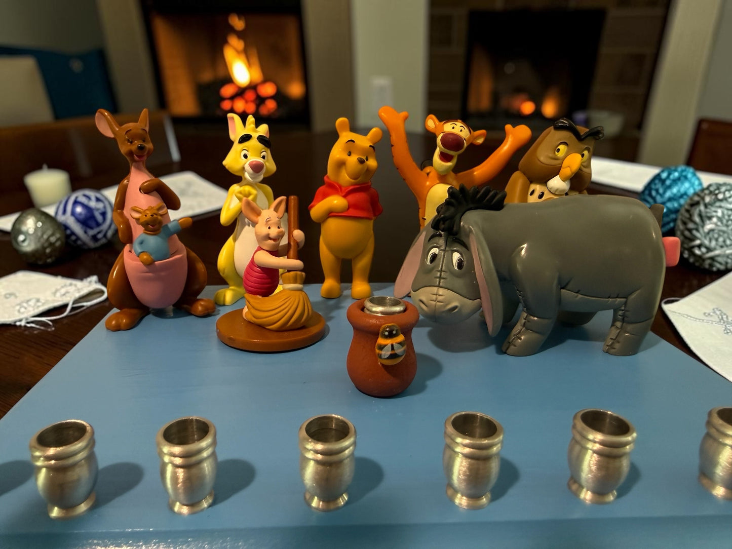 Classic Winnie the Pooh Menorah